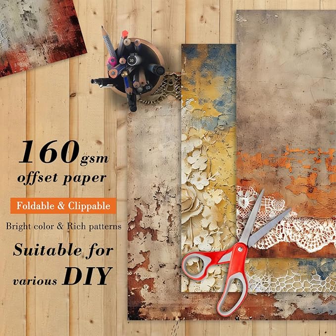 6'' Vintage Lace Scrapbook Paper Pad - Image 4