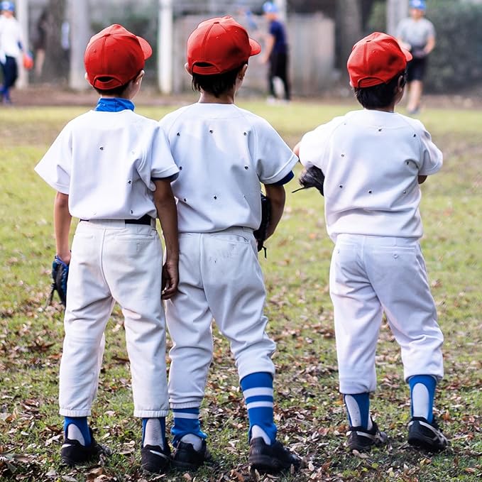 Shyyween Kids Baseball Caps Youth Adjustable Plain Baseball Hats Cotton Blank Hats Bulk for Girls Boys Sport Team