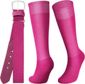Zhanmai Baseball Belt and Socks Combo, Adjustable Elastic Belt and Softball Socks, Multiple Sizes for Youth Boys Girls, Adult