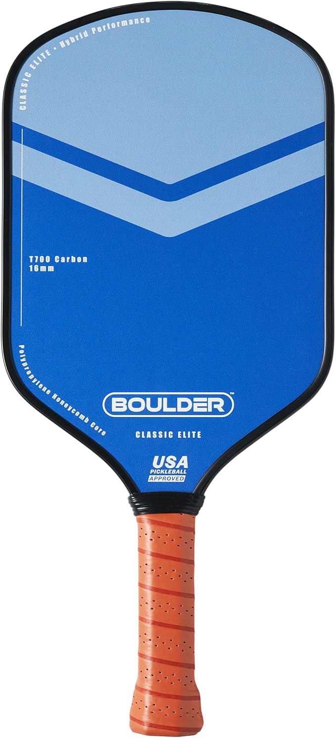 Boulder Carbon Fiber Pickleball Paddle | T700 Carbon Fiber | USAPA Approved by Boulder