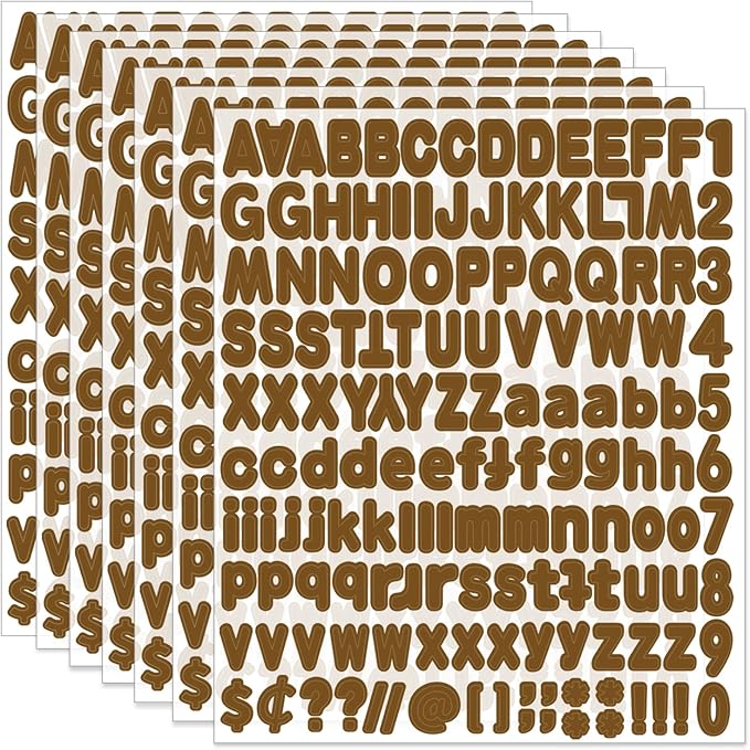 Alphabet Stickers by Starboling