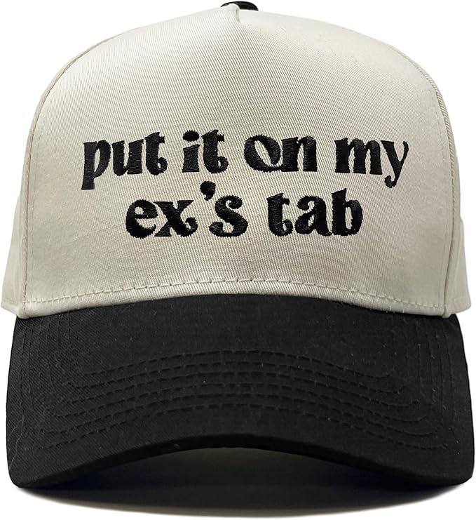 Funky Junque Trucker Hat Women Men 2-Tone Baseball Cap – Vintage Western Style Embroidered Snapback, Premium Cotton Blend