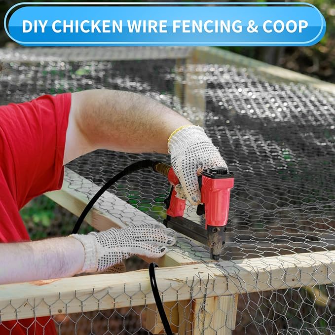 72'' x 150' Black Chicken Wire Fencing, 1 inch Chicken Wire and 20 Gauge - Image 7