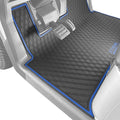 Golf Cart Floor Mat for E-Z-GO RXV (2024+) & Valor (2024+), All Trim Levels by Xtreme MATS Golf (Blue Trim)