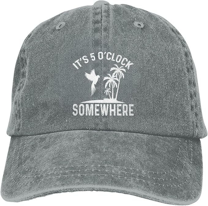 Philysonic 5 Oclock Somewhere Hat It is 5 Oclock Somewhere Hat Women Baseball Hat Cool Hats