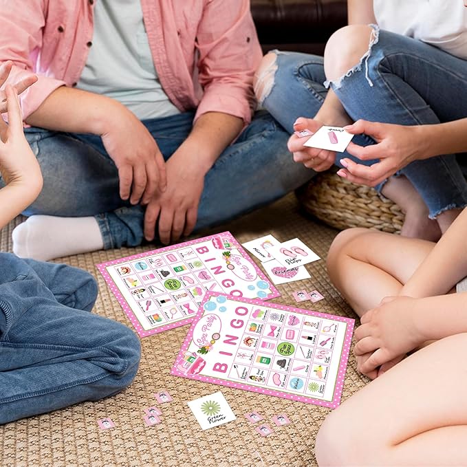 Spa Party Bingo Game Cards, Beauty Themed Bingo Card - Image 4