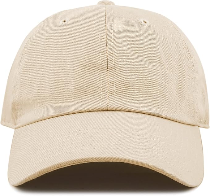 Cotton Baseball Cap Dad Hat – Washed Low Profile Adjustable Hat for Men Women Casual Outdoor Running Golf