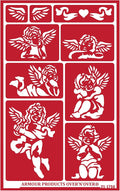 Over'N'Over Reusable Glass Etching Stencils – Durable Self-Stick Designs by OVER+%27N%27+OVER