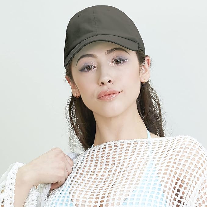 Cotton Baseball Cap Dad Hat – Washed Low Profile Adjustable Hat for Men Women Casual Outdoor Running Golf
