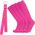 Baseball Socks and Belt Combo for Youth Adult - Softball Sock and Belt for Boys and Girls (2 Pairs of Socks & 1 Belt)