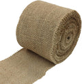 4" Wide Natural Burlap Fabric Roll by suiwotin