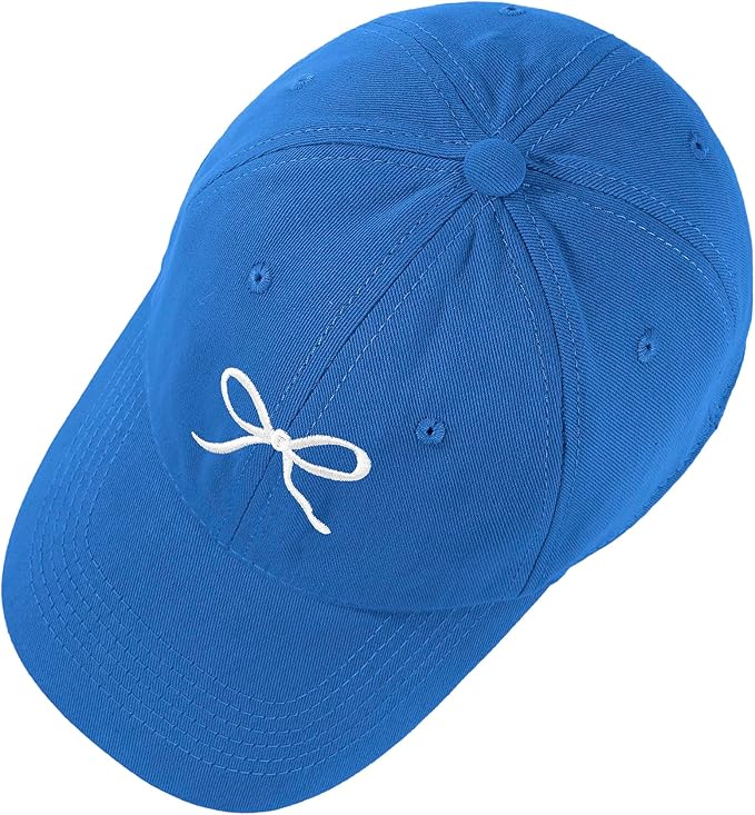 Zando Bow Baseball Cap for Women Men Girls Dad Trendy Adjustable Trucker Hat Cute Y2k Travel Golf Sports Sun Hats Accessories