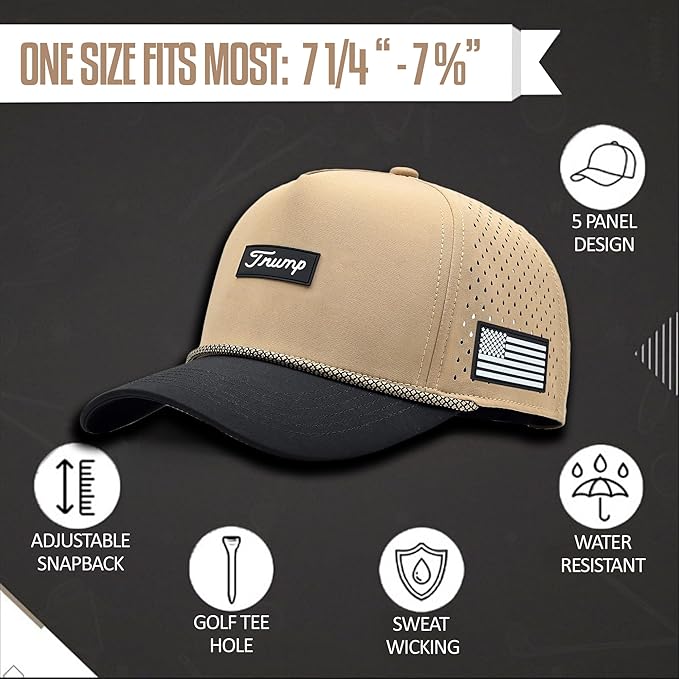 Curves & Clubs Titties Golf Hat - Funny Golf Hat, Titties Hat - Funny American Hat - One-Size-Fits-All - Men's Gifts