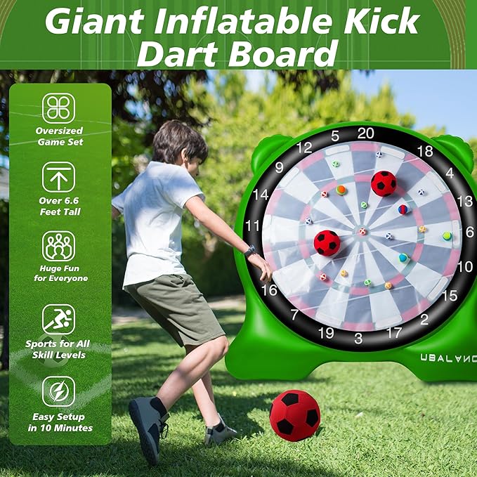 UBALANCE Giant Inflatable Dart Board, Outdoor Dartboard Yard Games - Image 2