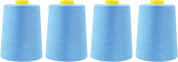Mandala Crafts 4 Pack of Serger Threads Cones Spools by MandalaCrafts