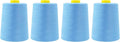 Mandala Crafts 4 Pack of Serger Threads Cones Spools by MandalaCrafts