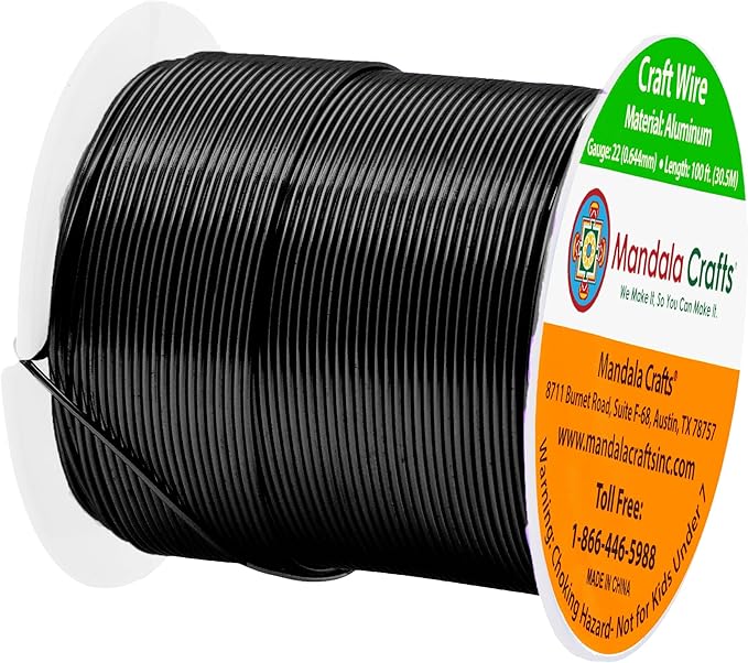 Mandala Crafts 22 Gauge Anodized Aluminum Craft Wire - Image 2
