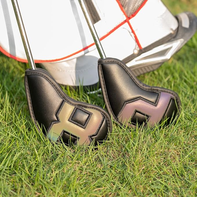 Craftsman Golf Magnetic Iron Headcovers Protective Cover with Large No. Available for Customize Name