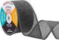 Mandala Crafts Gray Burlap Ribbon 2 Inches Wide Jute Ribbons by MandalaCrafts