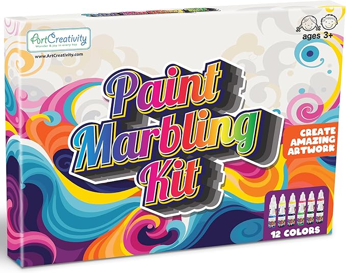 ArtCreativity Water Marbling Paint Art Kit - Image 8