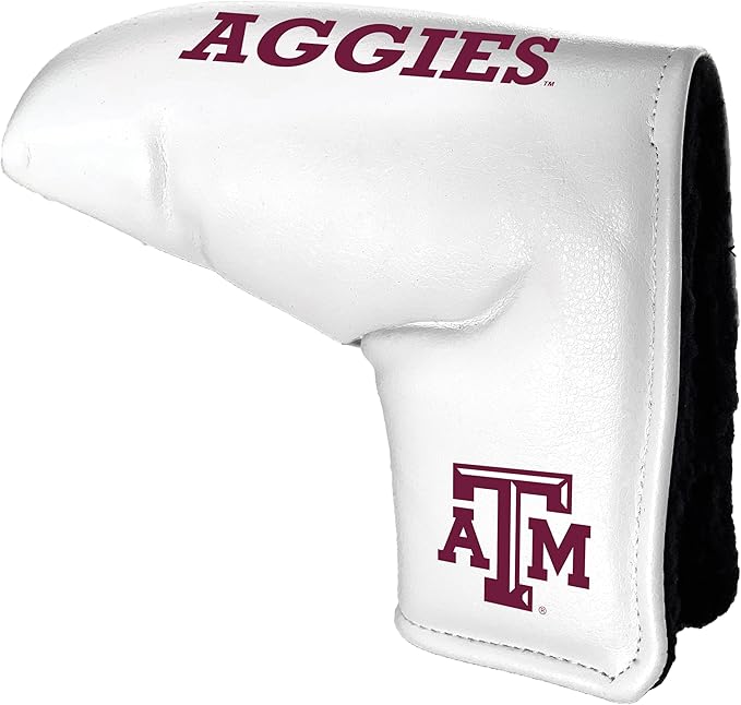 Team Golf NCAA Tour Blade Putter Cover (White), Fits Most Blade Putters, Scotty Cameron, Taylormade, Odyssey, Titleist, Ping, Callaway