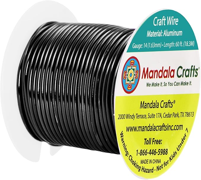 Mandala Crafts 14 Gauge Anodized Aluminum Craft Wire - Image 2