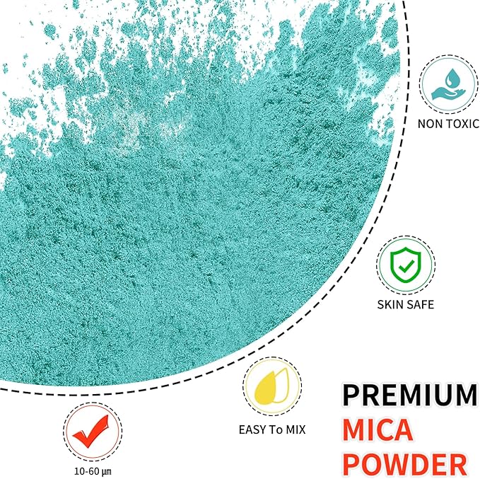Mica Powder - 100g Mica Powder for Epoxy Resin - Metallic Color Pigment for - Image 2