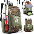 Baseball Bag for Youth & Adult with 4 Bat Sleeves - Softball Bat Bag with Shoe Compartment - Baseball Backpack for T-Ball, Softball Equipment, Baseball Gear, Baseball Bags for Boys 8-12