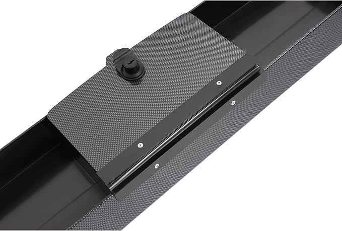 WUTIST Golf Cart Universal Front Dash Storage Tray Compatible Golf Cart Parts Plastic Carbon Fiber Color, Easy Installation