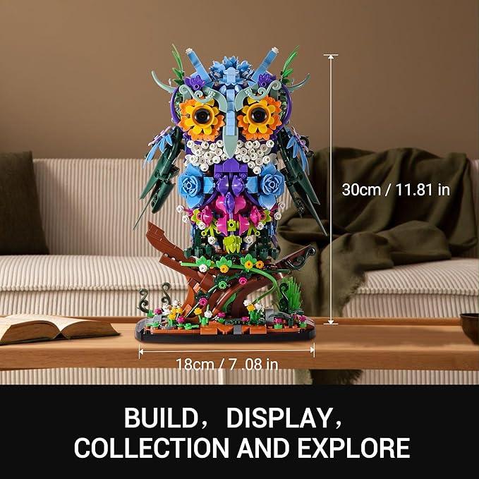 Sillbird Flower Owl Building Sets - Image 4