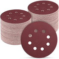 100 PCS 5 Inch Sanding Discs 1000 Grit, Round Hook and Loop Sandpaper by POTUINOM