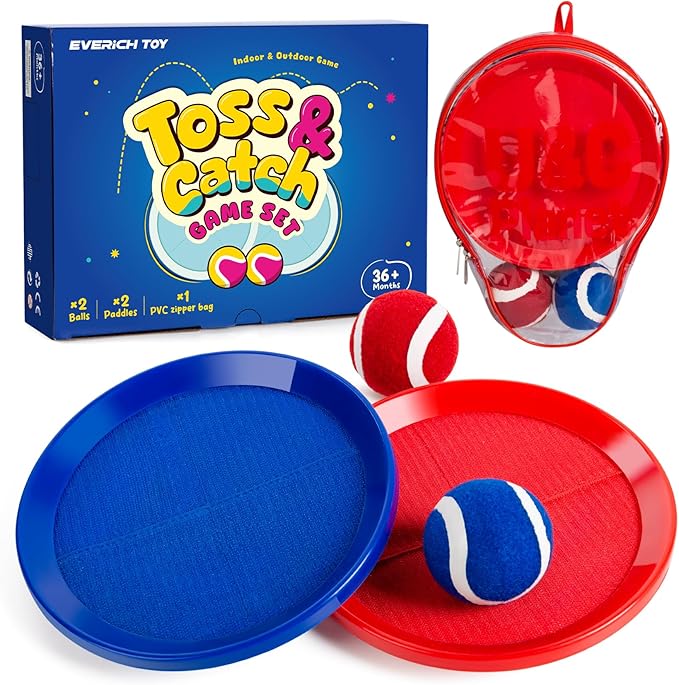 EVERICH Upgraded Toss and Catch Ball Game Set by EVERICHTOY