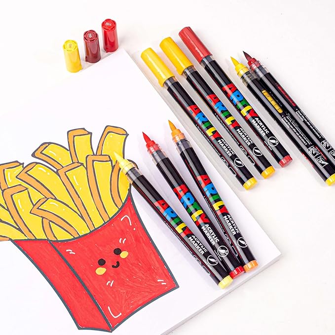 Acrylic Paint Markers, Acrylic Paint Pens, Fabric Markers - Image 4
