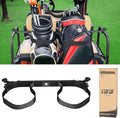 10L0L Upgraded Golf Cart Bag Holder Bracket for Most 2+2 Golf Cart Rear Seat with 1 Inch Square Tube,No Drilling Attachment Adjustable for Yamaha, EZGO and Club Car