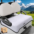 10L0L Universal Golf Cart Seat Covers/Seat Blanket for EZGO TXT/RXV & Club Car DS/Precedent, Breathable Seat Towel/Seat Cushions with Non-Slip Backing, All-Season Comfort (Not for Yamaha)
