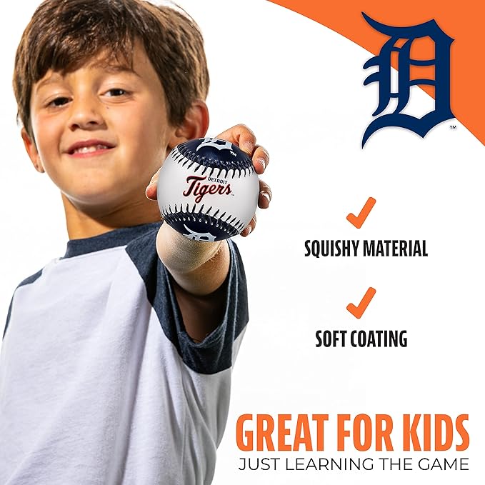 Franklin Sports MLB Team Soft Baseballs - Team Logo - Fan Shop Toy Baseball for Kids - Decoration for Desks and Office