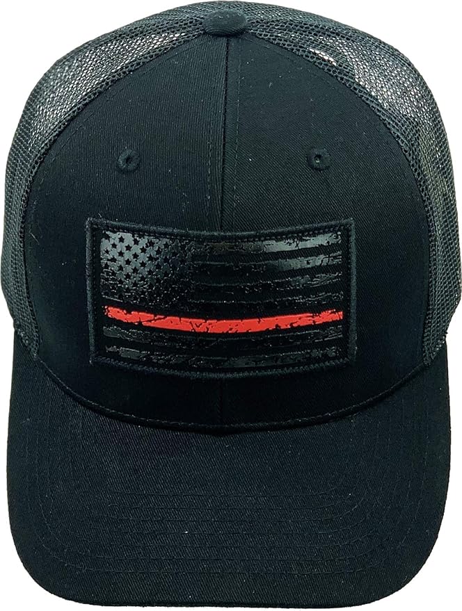 KBETHOS Flag USA America Military Thin Blue Line Thin Red Line Vintage Distressed Baseball Cap Dad Hat Unisex Adjustable…
