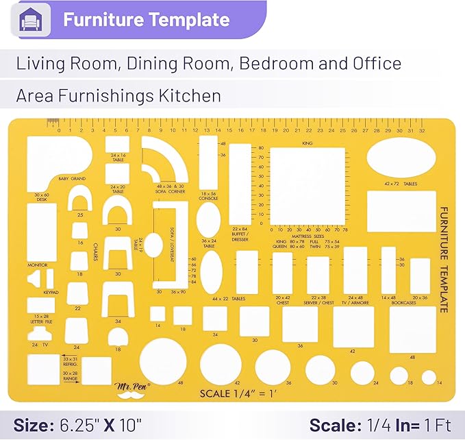 Mr. Pen- House Plan, Interior Design and Furniture Templates, Drafting Tools - Image 5