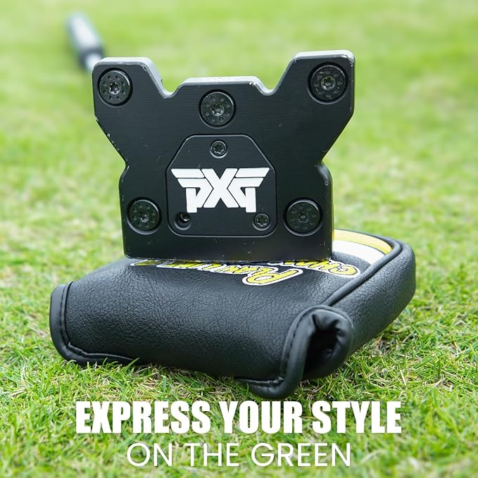 Golf Headcovers Play Like A Champion Today Golf Club Head Covers Advanced Embroidery Premium Leather Driver Headcovers Fairway Wood Covers Hybrid Cover Golf Mallet Putter Cover for DF3 OZ1