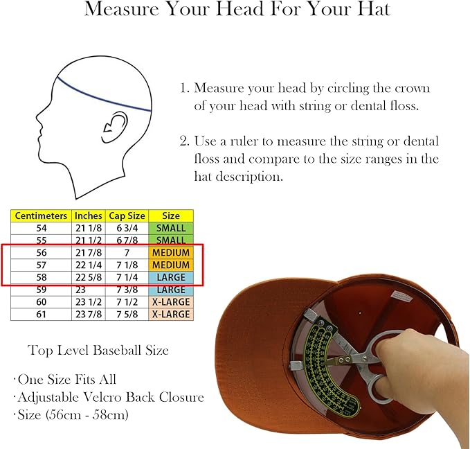 Top Level Baseball Cap Men Women - Classic Adjustable Plain Hat