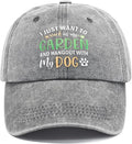 Gardening Gifts for Women Men - Funny Gardening Hat Dog Lover Gardener Garden Plants Baseball Caps
