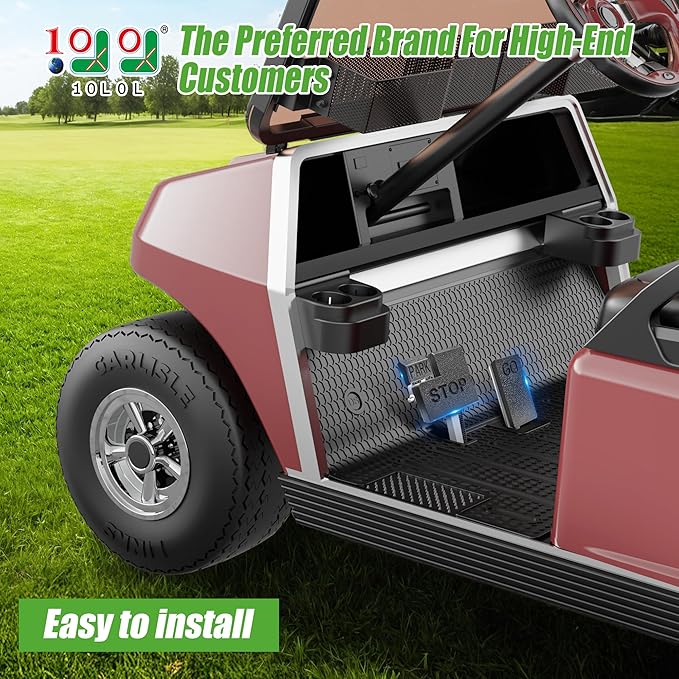 Golf Cart Accelerator Pedal Pad, Brake Pedal Pad, Parking/Hill Brake Pad Set, Club Car DS 1981-up Gas and Electric