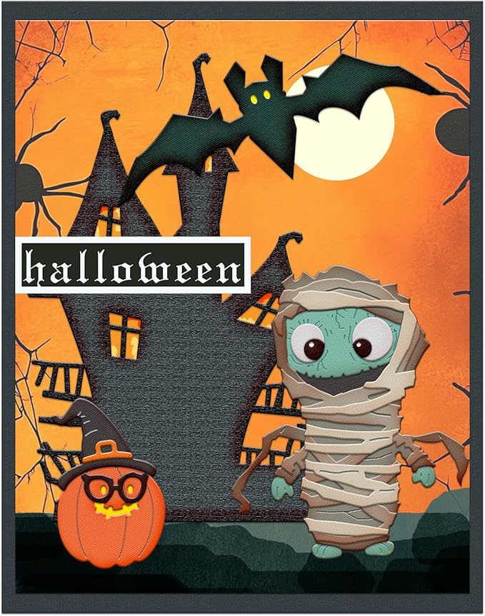 Halloween Clear Silicone stampReusable Stamp - Image 4