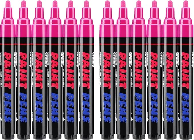 Pink Paint Pens Paint Markers by Craiiby