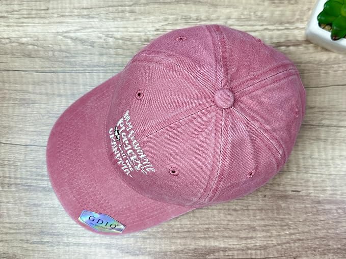 Adjustable Embroidery Baseball Hat for Men Women