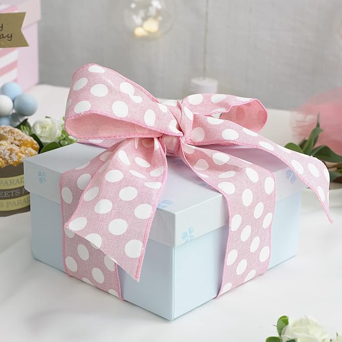 MEEDEE Pink Polka Dot Ribbon - Image 5