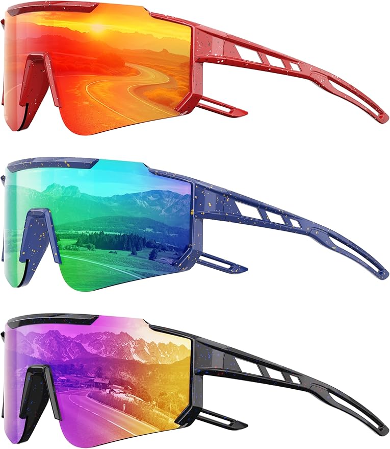Kids Polarized Baseball Sunglasses - Youth Softball Cycling Sports Sunglasses for Boys Girls Ages 3-12 UV Protection