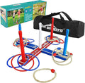 Premium Wooden Ring Toss Game Set by WinSPORTS