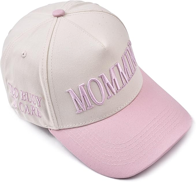 Womens Trucker Hat - with Mommin Embroidery Ponytail Fit - Mothers Day Great Gifts for Mom Wife Stepmom
