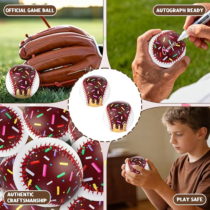Baseballs PVC 9in Practice Baseball for Training Hitting Lifestyle Decor Ideal Personalized Inspired Gifts for Players Coaches Moms